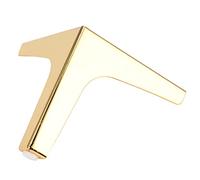 FTVOGUE Pieds de canapé Triangulaires en Fer, Pieds de Meubles Dorés Robustes, 13,5 Cm pour Applications de canapé et de Table