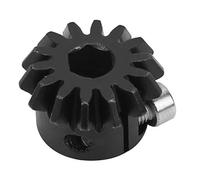 FTVOGUE Pignon Conique pour Articulations de Robot, 14 Dents, Alésage de | Interface de moyeu à 28 dents, construction frittée en acier moulé, collier de verrouillage d\'arbre en 2 pièces