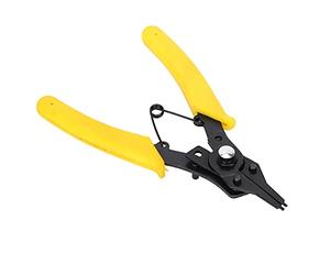 FTVOGUE Pince à Circlips 4 en 1, Outil combiné pour Usage Interne et Externe, Outil Manuel Polyvalent pour les Projets Automobiles et de Bricolage