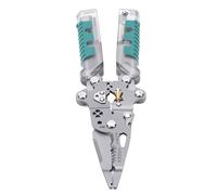 FTVOGUE Pince à Dénuder 12 en 1, Outil Multifonction pour électricien avec Tournevis Pliant, Testeur de Tension, Pince à Sertir et Coupe-fil, pour Installation Résidentielle, Câblage