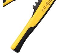 FTVOGUE Pince à Dénuder Multifonctionnelle, Outil de Dénudage Automatique en Acier et en Plastique avec Tête de 4 Mm d'épaisseur, Professionnel pour un Usage Domestique et en Usine (YELLOW)