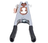 FTVOGUE Pince de Masse de Soudage 500 A, Kit D'outils de Fixation et de Maintien Fermes, Pince Robuste en Cuivre, Acier Inoxydable, Couvercle en Caoutchouc avec Grande Surface de,