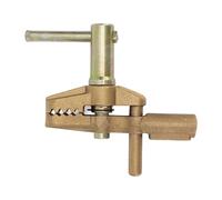 FTVOGUE Pince de Terre en Laiton, Ouverture de 35 Mm, Courant 800 A, Installation Facile pour le Soudage de Goujons Immergés à l'arc Sous Argon avec Manchon en Caoutchouc