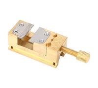 FTVOGUE Pince d'étau de Réparation de Montre, Outil en Laiton avec Trou de 0,2 à 1,5 Mm pour Aiguilles de Montre, Parfait pour les Amateurs et les Horlogers à Domicile
