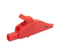 FTVOGUE Pince électrique, Matériau en Laiton, capacité de Courant 32A, pour le Chargement de Batterie de Voiture et de Camion (rouge)