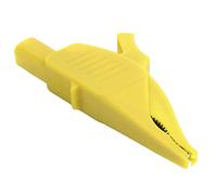 FTVOGUE Pince électrique, Matériau en Laiton, capacité de Courant 32A, pour le Chargement de Batterie de Voiture et de Camion (YELLOW)