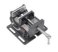 FTVOGUE Pince Inclinable étau d'établi Réglable à 90 Degrés avec Mâchoire à Rainure en V Croisée en Acier moulé Robuste pour le Travail du Bois et des Métaux