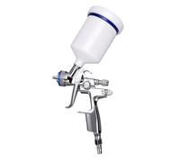FTVOGUE Pistolet Pulvérisateur HVLP, Entrée G1/4, Buse en Acier | avec Capuchon D'air en Cuivre, pour la Rénovation de Meubles, la Peinture Murale Intérieure