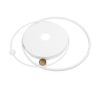 FTVOGUE Plafonnier LED à 2 Anneaux, Variable 3000K-6000K, avec Télécommande, Minuterie et Fonction Mémoire, pour Chambre à Coucher, Salon, Cuisine (WHITE)