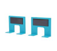 FTVOGUE Plaque de Fixation D'installation de Charnière 2 Pièces, Technologie de Verrouillage Magnétique sans Perçage, Conception de Rainure Précise de 2 Mm, Angle de 90 Degrés, avec