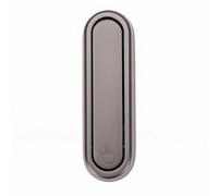 FTVOGUE Plis Wall Hooks for Space Saving Design (Round Corners Pearl Grey) | Construction en alliage durable, installation sans perçage, idéale pour la salle de bain, la cuisine, utilisation polyvalente
