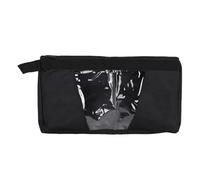 FTVOGUE Pochette à Outils Oxford, Sac de Rangement pour Petites Pièces, Sac de Transport Transparent Résistant aux éclaboussures avec Poignée Intégrée pour Petits (de Rangement pour Outils Noir,