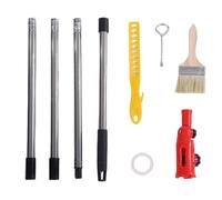 FTVOGUE Pôle de Rallonge de Rouleau de Peinture Pôle D'Extension Réglable à Rotation de 180 Degrés avec Plusieurs Angles Extension de Pinceau pour Divers Pinceaux Grattoir Coins de
