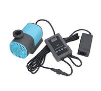FTVOGUE Pompe à Eau 24 V CC, Pompe Submersible à Conversion de Fréquence d'onde Sinusoïdale avec Transformateur DC 24 V, Micro à Eau Ultra Silencieuse pour Bassin, Fontaine, Cascade, Culture