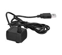 FTVOGUE Pompe à Eau Submersible, Prise USB ABS, Micro Dispositif de Circulation d'Eau, 5 V, 120 L, Hauteur 50 Cm, Sortie 8 Mm, avec Ventouse, Base Fixe pour Aquarium Domestique