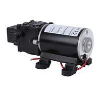 FTVOGUE Pompe à Membrane Intelligente, Moteur 12V 18V DC, 7L/min, 1,2 MPa, Surpresseur avec Arrêt Automatique, pour Transfert d'eau Industriel, Lavage (Moteur 18V)
