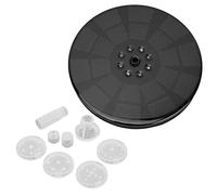 FTVOGUE Pompe de Fontaine Solaire Pombe de Fontaine d'eau Solaire Submersible Système de Circulation d'eau Solaire avec Arrêt Automatique pour Un étang de Jardin
