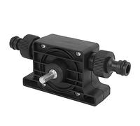 FTVOGUE Pompe Entraînée par Perceuse électrique, Pompe à à Eau Compacte et Portable, Automatique, Noire pour l'approvisionnement en Eau et le Drainage (#1)