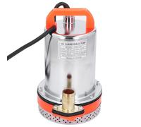 FTVOGUE Pompe Solaire Submersible 180 W en Acier Inoxydable avec Fil de Cuivre, Levage de 8 M, Sortie 1 Pouce pour étangs de Jardinage et Aquaculture, Entretien Facile à Faible Bruit