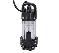 FTVOGUE Pompe Submersible DC24V 260W, Cylindre en Acier Inoxydable avec Moteur en Cuivre pour Jardinage, étang, Piscine, Aquaculture, Conception Centrifuge à Haute Levée de 11 M à Faible Bruit