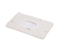 FTVOGUE Porte-mouchoirs pour Voiture, Sac de Lingettes en Tissu de Coton avec Design Coulissant, Distributeur de Serviettes Portable pour Poussette de Voiture, Utilisation en Extérieur 15 X 23 Cm