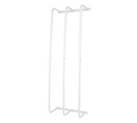 FTVOGUE Porte-serviettes roulé en Fer Robuste, Porte-serviettes Vertical Mural avec Conception à Trois Tubes pour un Rangement Peu Encombrant dans la Salle de Bain (WHITE)