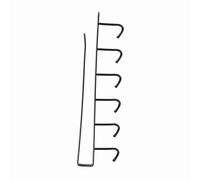 FTVOGUE Porte-tasse Sous Armoire, Support à Crochet Suspendu, Rangement en Fer pour Tasses, Organisateur Robuste pour Cuisine et Salle de Bain (BLACK)