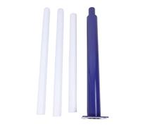 FTVOGUE Poteau de Lampadaire Fendu, Kit de Poteau de Lampe Solaire de 13 Pieds avec Conception Détachable en 4 Sections, Acier allié Q235 pour Parking, Zone Résidentielle, Jardin