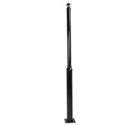 FTVOGUE Poteau de Lampadaire Poteau de Lampe Solaire en Acier allié de 20 Pieds, de Type Fendu de 6 M pour Parking de Terrain de Basket-ball avec Finition Antirouille de Construction Robuste
