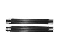 FTVOGUE Poteau de Tente de Camping, Poteau de Tente en Fibre de Verre Tige de Support de Tente Tige d'auvent élastique Haute résistance Portable pour Sol pour Prairie