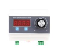 FTVOGUE Potentiomètre Numérique 10kΩ 2W Affichage Programmable Potentiomètre Potentiomètre Mount de Rail avec Affichage à 4 Chiffres pour le Contrôleur de Vitesse Plc Onduleur