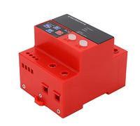 FTVOGUE Protecteur de Limite de Courant Rail DIN Protecteur de Surtension AC230 400V 0 à 63A avec Moniteur de Température de 14 à 131 °F pour Panneaux, Ateliers, Contrôle d'équipement