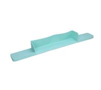 FTVOGUE Protection de Baignoire en Silicone pour Enfants avec 11 Ventouses pour éviter les Déversements d'eau, pour Tout-petits et Bébés 29,5 X 4,5 X 3,8 Pouces (GREEN)