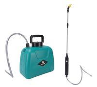 FTVOGUE Pulvérisateur de Jardin alimenté par Batterie de 5 L, Pulvérisateur de Pelouse électrique avec 3 Vitesses Réglables et 4 Buses, Indicateur de Batterie Clair, pour Pelouse et