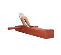 FTVOGUE Raboteuse à Main pour le Travail du Bois, Mini Rabot à Main Padauk 55 en Acier pour une Coupe Précise, Conception Ergonomique et Outil Portable pour la Menuiserie