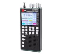 FTVOGUE Radio Multibande, Double Système Bluetooth 5.0 avec écran Tactile IPS de 2,4 Pouces, pour la Réception des Bandes FM, LW, MW, SW, AIR et SSB.