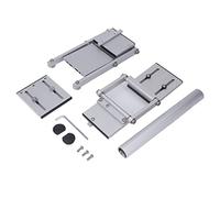 FTVOGUE Rail de Scie Circulaire, Alliage d'aluminium, Rail de Guidage à Double Couche pour Coupe Droite, Parfait pour l'établi et le Travail du Bois