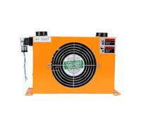 FTVOGUE Refroidisseur D' Hydraulique pour Mini-pelles AGT Q12 H12 QH15 | Alliage D'aluminium, Ports RC 3/4", Ventilateur 28 W avec Protection en , Convient aux Pelles et Chargeuses Compactes de 1