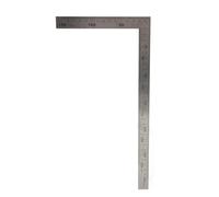 FTVOGUE Règle à Angle Droit en Acier Inoxydable, Outil carré de Mesure à 90 Degrés avec Guide de Coupe Double Face et Double échelle, pour Angles Intérieurs et Extérieurs Mesurant 300 Mm (300mm*150mm)