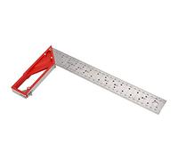 FTVOGUE Règle à Angle Droit en Acier Inoxydable, Outil de Travail du Bois de 30 Cm avec Marquage à 45 et 90 Degrés, échelle, Poignée Moulée Sous Pression pour Charpentiers, Disposition des