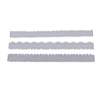 FTVOGUE Règle à Bords Irréguliers, Cadres Découpés en Acier au Carbone, Ensemble de 3, Outil de Gaufrage de Moule à Couteau pour la Fabrication de Cartes, Travaux Manuels en Papier, Utilisation avec