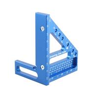 FTVOGUE Règle Carrée Multi-angle 3D, Rapporteur de Travail du Bois en Alliage D'aluminium usiné CNC pour la Mesure et le Marquage de 45 à 90 Degrés