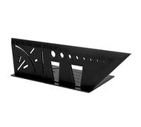 FTVOGUE Règle de Menuiserie, Outil de Mesure Léger, Traceur de Menuiserie 2 Pièces pour une Mesure de Biseau de Précision et une Utilisation Facile par les Amateurs de Bricolage (BLACK)