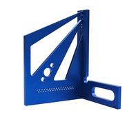 FTVOGUE Règle de Mesure Améliorée pour le Travail du Bois, Alliage d'aluminium, Rapporteur Multi-angle avec échelles Intégrées pour Charpentiers et Ingénieurs (Métrique)
