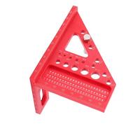 FTVOGUE Règle de Mesure Multi-angle, équerre de Charpentier Multifonctionnelle avec échelle Imprimée Précise pour la Construction du Bois