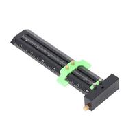 FTVOGUE Règle de Traçage de Type T, Jauge de Travail du Bois d'usinage CNC en Alliage d'aluminium avec Conception Coulissante pour un Réglage Précis de l'angle et un Marquage à Double Ligne dans