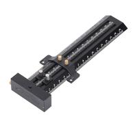 FTVOGUE Règle de Traçage de Type T, Jauge de Travail du Bois d'usinage CNC en Alliage d'aluminium avec Conception Coulissante pour un Réglage Précis de l'angle et un Marquage à Double Ligne dans