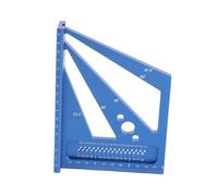 FTVOGUE Règle de Traçage des Trous pour le Travail du Bois, Accessoire Portable, Règle de Vitesse, Marquage Pratique, en Alliage D'aluminium pour L'extérieur (Impérial)