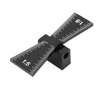 FTVOGUE Règle de Travail du Bois, Construction en Alliage d'aluminium, Outil de Marquage de Précision, Proportions 1:5 1:8, Idéale pour les Charpentiers et les Menuisiers