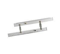 FTVOGUE Règle Parallèle de Navigation Marine, Cuivre et Acrylique, Mesure Précise, échelle Claire, Fonctionnement Flexible, Artisanat Exquis, Règle Parallèle de Navigation Marine pour Bateau (450mm)